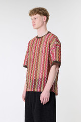 Merely Made Hmong Hoa Knit T-Shirts 23FML240KT Pink