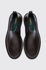 Vinny's Vinnee Chelsea Boot Dark Brown Leather