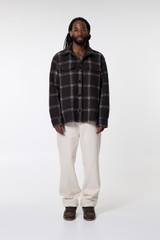 AMI Overshirt Dark Coffee/Sand