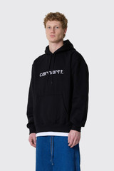 Carhartt WIP Hooded Carhartt Sweat I030547 Black/White