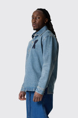 AMI Paris ADC Overshirt HJK275.DE0046 Udes Blue