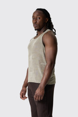 AMI Paris Tank Top HTK045.JE0110 Ash