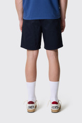 AMI Elasticated Waist Shorts Navy Blue