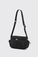 AMI Paris ADC Messenger Bag ULL022.AW0021 Wool Gabardine Black