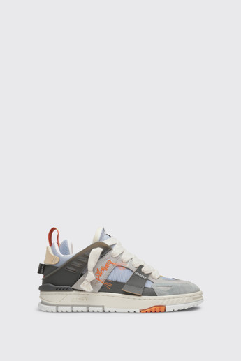 Axel Arigato Area Patchwork Sneaker DK Grey/LT Yellow
