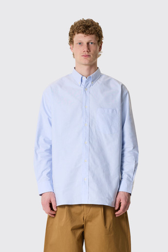 Comme des Garçons HOMME Men's Shirt Sax x Whtembro/Blue