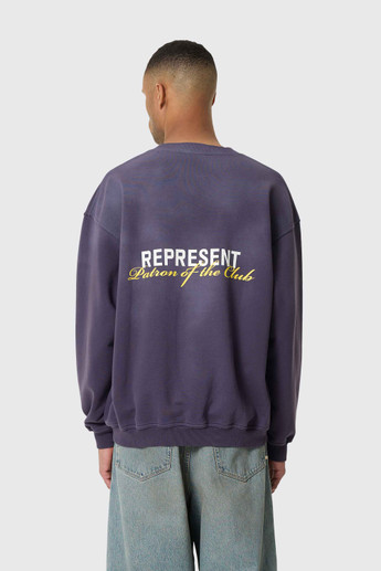REPRESENT Patrons of the Club Sweater Plum