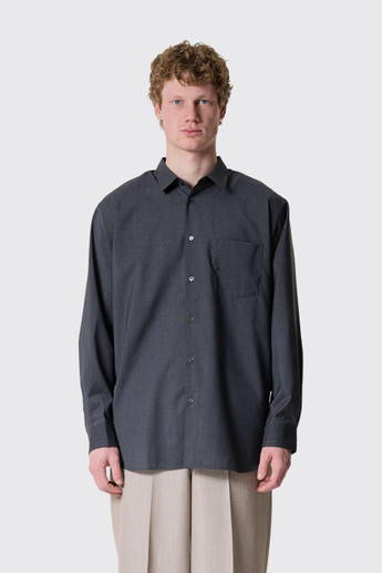 Comme des Garçons FOREVER Mens Shirt Woven Light Grey 
