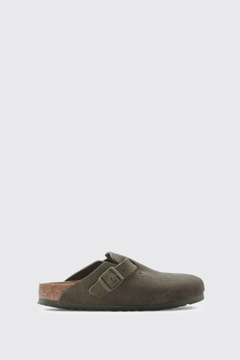 Birkenstock Naples Wrapped Suede Leather Narrow 1030252 Thyme
