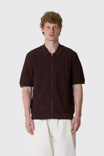 NN.07 Gustav Full Zip 6636 Coffee