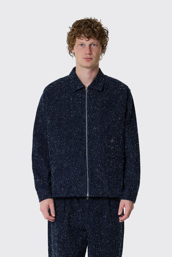 NASA Spray Overshirt Denim Blue Denim Blue