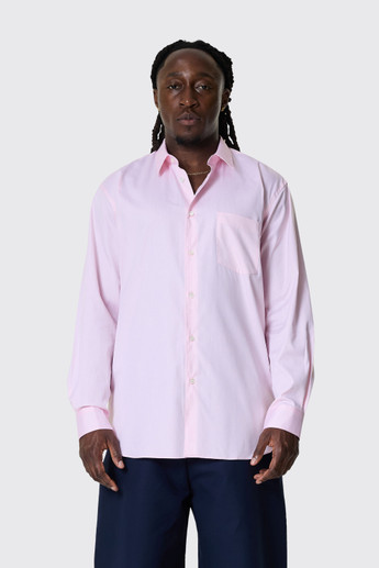 Comme des Garçons Men's Shirt Woven Pink