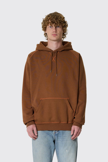 POP Trading Logo Hooded Sweat Bison