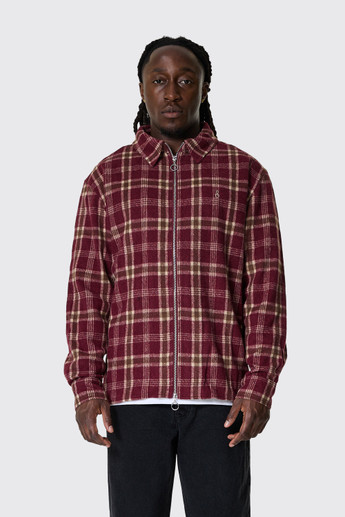 Sabbatical Salvatore Flannel Shirt Cabernet