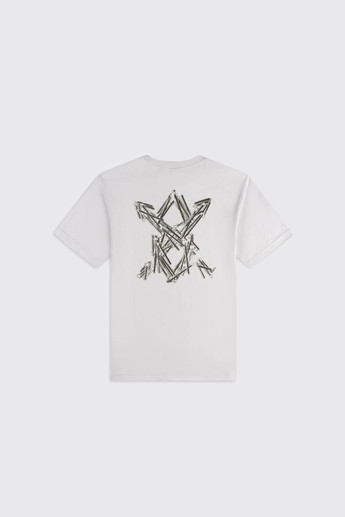 Daily Paper Matchstick Shield SS T-Shirt Micro Chip Grey