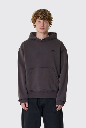 OLAF Signature Boxy Hoodie Charcoal
