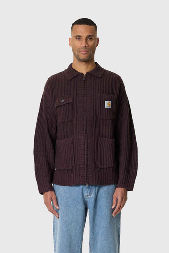 Carhartt WIP Chore Knit Jacket 33H.XX Palisander