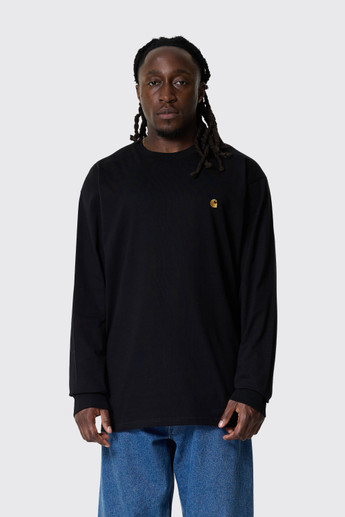 Carhartt WIP L/S Chase Shirt Black Gold