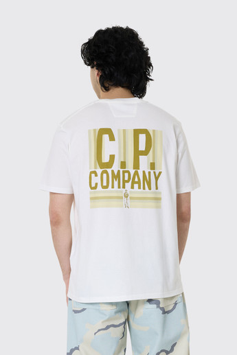 C.P. Company 30/1 Jersey SS British Sailor T-Shirt Gauze White