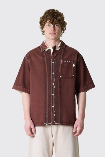 Marni USCY64 Shirt CUJU0017A2-USCY64 Brown