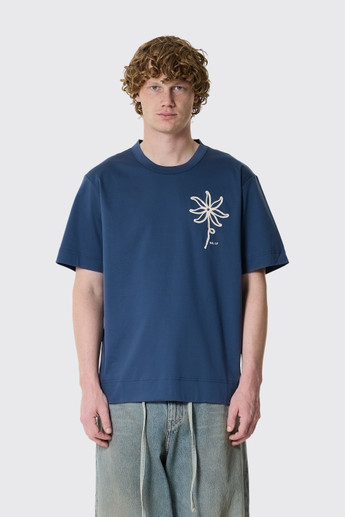 NN.07 Pedro EMB SS 3525 Denim Blue