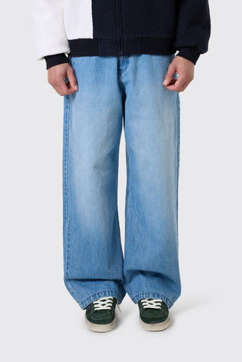 Arte Antwerp Circle Logo Pocket Pants Denim Bleach