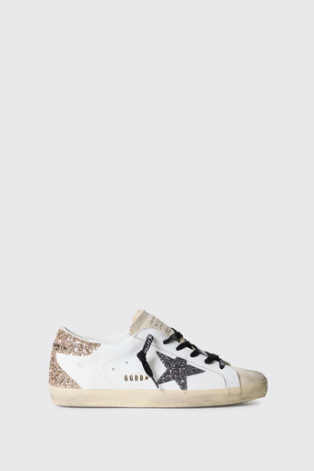 Golden Goose Super Star Leather 82532 White/Seedpearl/Blk