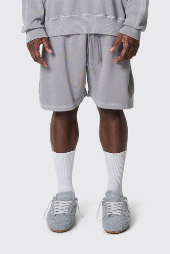 Applied Art Forms Vintage Wash Sweat Shorts Dark Magnesium