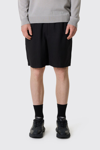 AMI Paris Paris Elasticated Waist Shorts  HSO835.VI0052 Noir