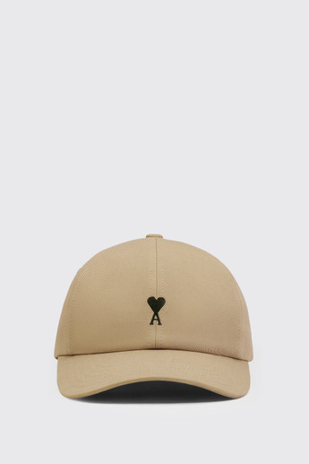 AMI Paris Quota-Black Ami de Coeur Cap Beige Taupe