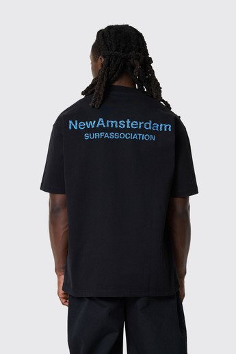 NASA Logo Tee Black/Acid Blue