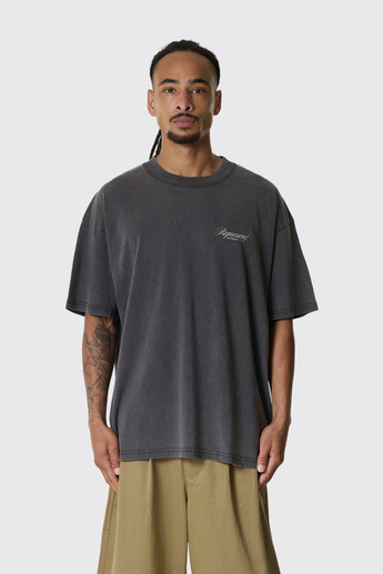 REPRESENT Owners Club Script T-Shirt OCM4120147 47 Vintage Grey