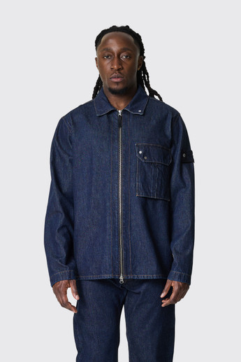Stone Island S00J7 Shirts VJ201 Blue Rinse