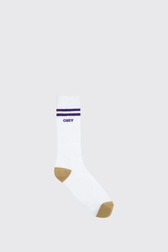 Obey Soccer Socks SFB White / Surf Blue