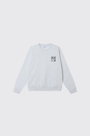 Obey Eyes Icon 2 Crew HEA Heather Grey