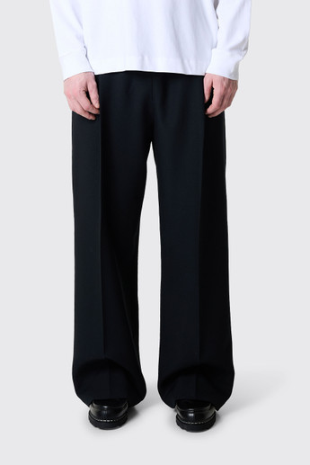 Stockholm Surfboard Club Tailored Bootcut Trousers U5000018 Black