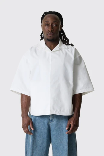 Seventh M5 Cuban Shirt T250203 Ecru