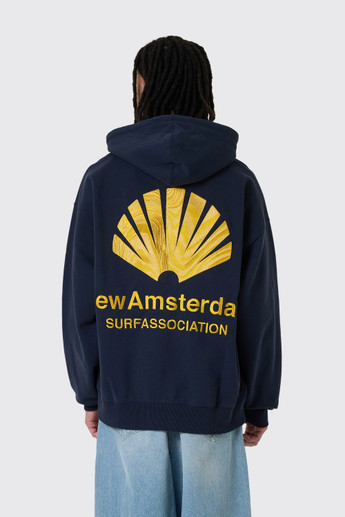 NASA Logo Hoodie Navy Blazer/Sun Yellow