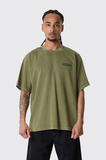 Bram's Fruit Distressed F*ck Off I'm Gardening SS 1042 Olive Green
