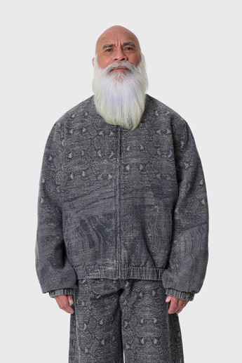 Daily Paper Denim Snake Track Jacket Denim