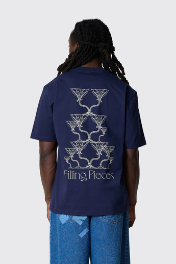 Filling Pieces T-shirt Champagne 295 Maritime Blue