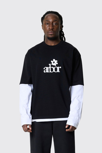Arbor Antwerp Layered Longsleeve  Black