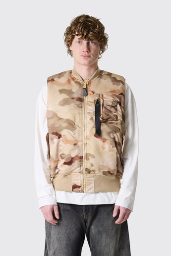 Alpha Industries MA-1 Base Camo Vest 758102C 901 Sentinel Desert Camo