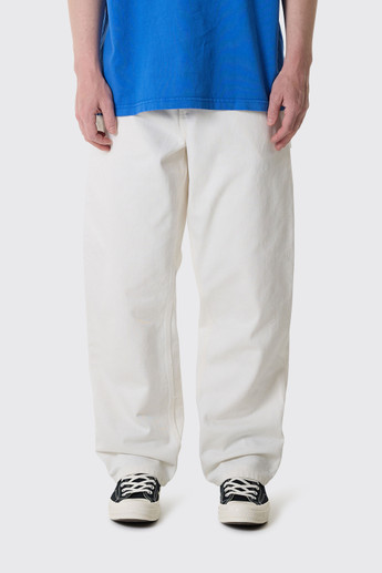 Carhartt WIP Single Knee Pant Cotton Smith Denim I032024 02.02.32 White Rinse