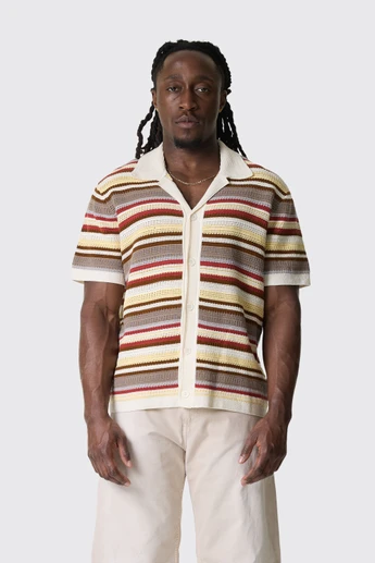 NN.07 Lars Polo Cardigan 60019 2620000866 Ivory