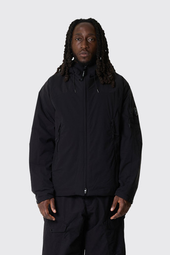 C.P. Company Pro-Tek Primaloft Silver Hooded Jack 21CMOW008A-110264A 999 Black