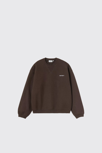 Carhartt WIP Ebbert Sweat I037113 3XN.XX Tobacco/White