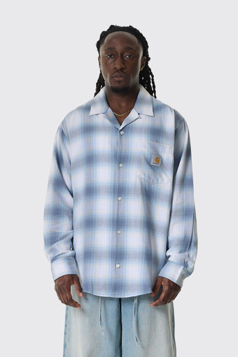 Carhartt WIP L/S Tyers Shirt I036807 3TR.XX Tyers Check/Shady Blue