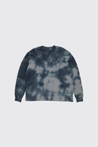 POP Trading Company Berghaus & POP Waffle T-Shirt LS POPBERGAW26_0 Navy