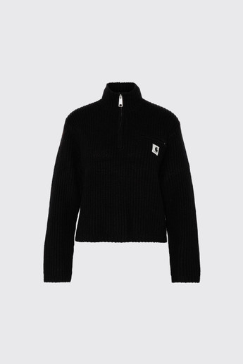 Carhartt WIP W Detroit Half Zip Sweater I037036 89 XX Black